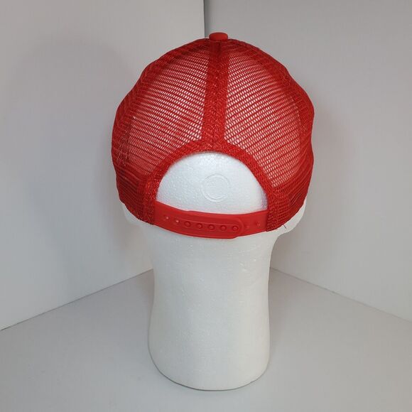 New Vintage Budweiser Foam Mesh Back Snapback Trucker Cap Hat Red Never WORN! - Picture 4 of 8